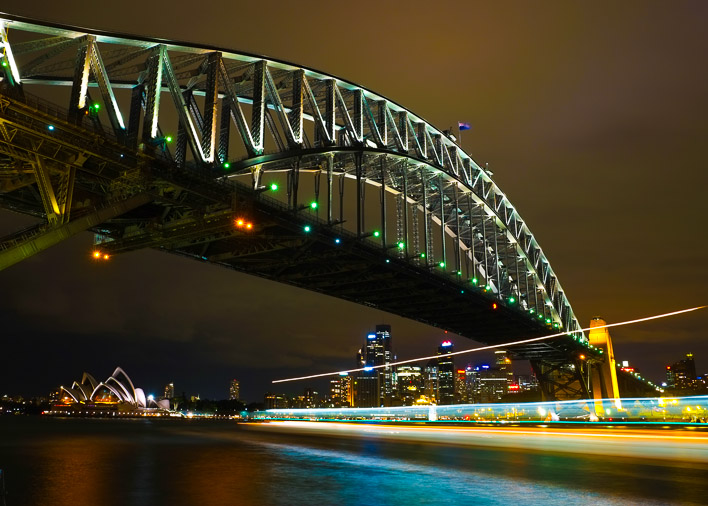 bridge and boat-Best Sydney Wedding Photography Locations