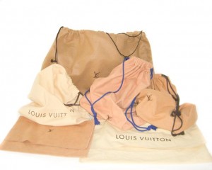 Lot - Large Louis Vuitton Plastic Tote w/ Dust Bag