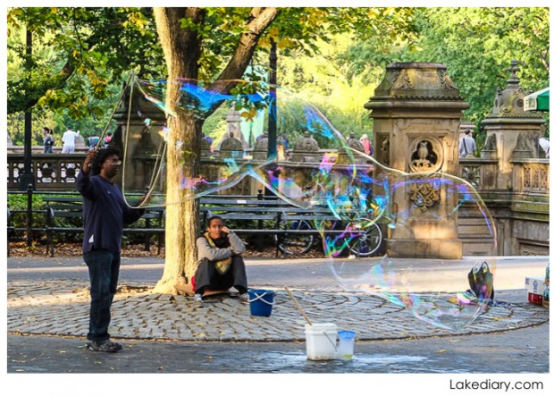 central park new york city the biggest bubble