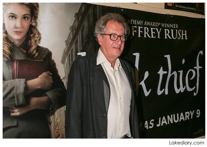 The Book Thief Summary geoffery rush at the book thief screening