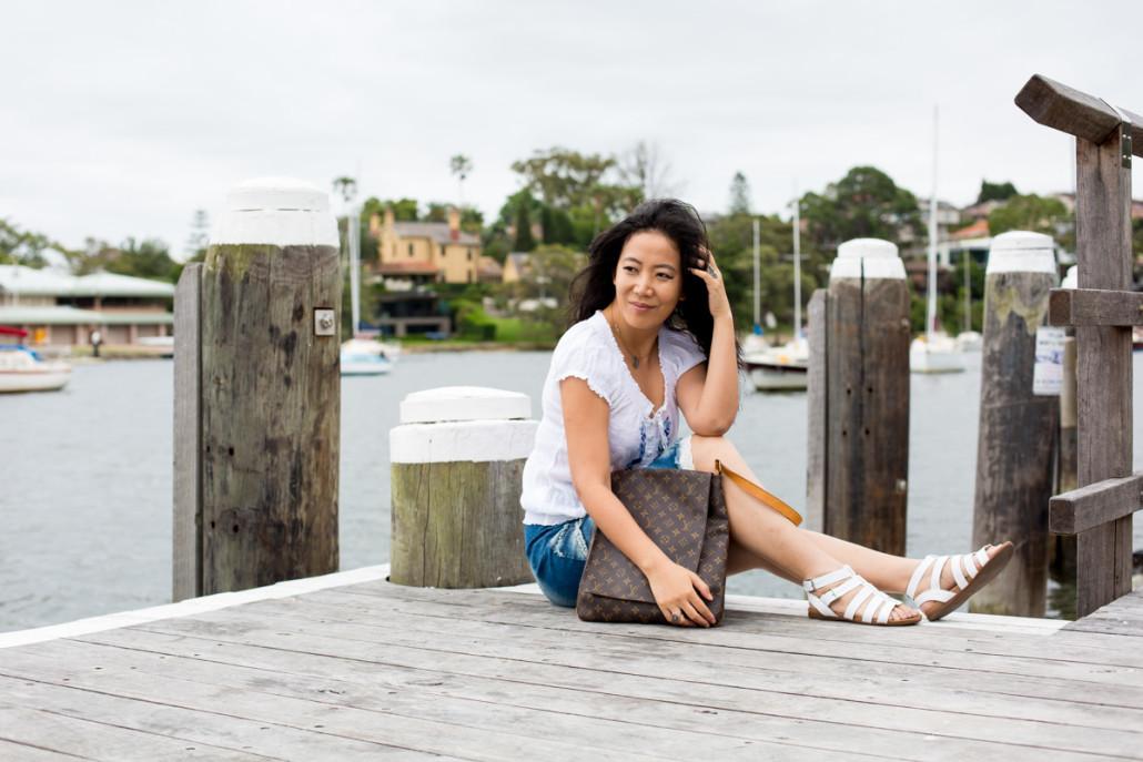 by the wharf denim skirt-3