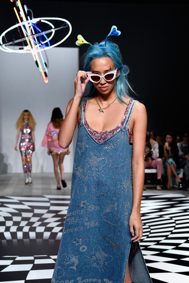 SYDNEY, AUSTRALIA - MAY 18: A model walks the runway during the Emma Mulholland show at Mercedes-Benz Fashion Week Resort 17 Collections at Carriageworks on May 18, 2016 in Sydney, Australia. (Photo by Stefan Gosatti/Getty Images)