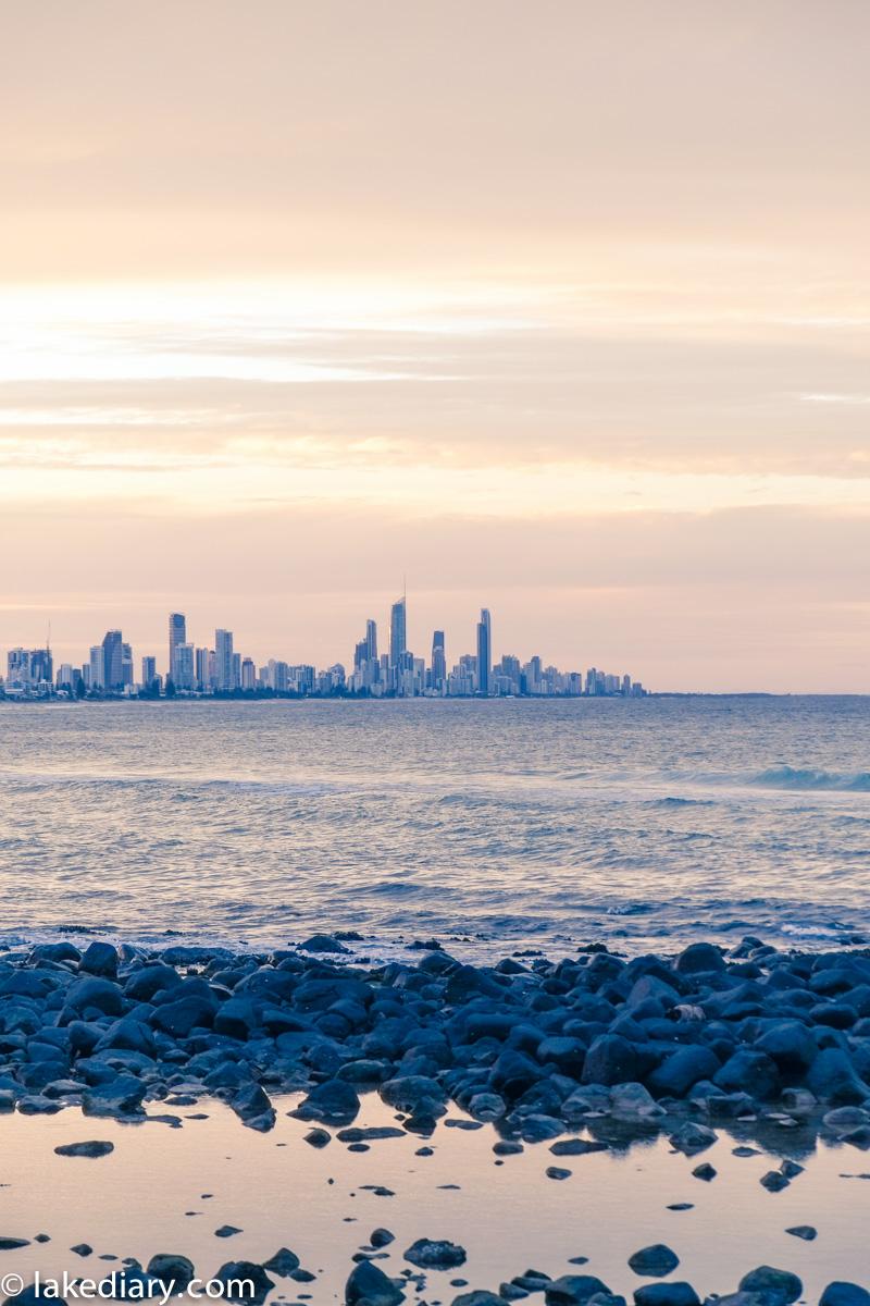 burleigh heads sunset