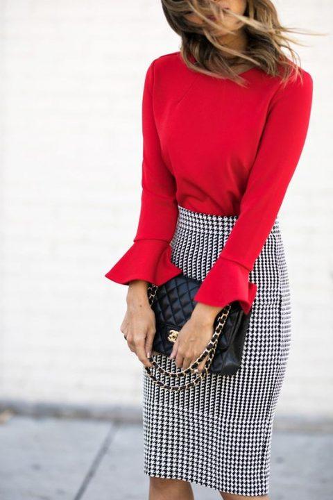 winter office outfit ideas add colors