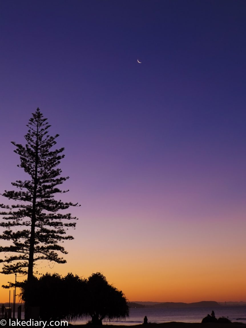 Sunset At Coolangatta - Lake Diary