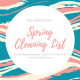 Spring cleaning list